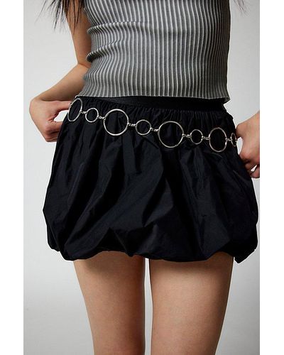Urban Outfitters Wide Circle Chain Belt - Black