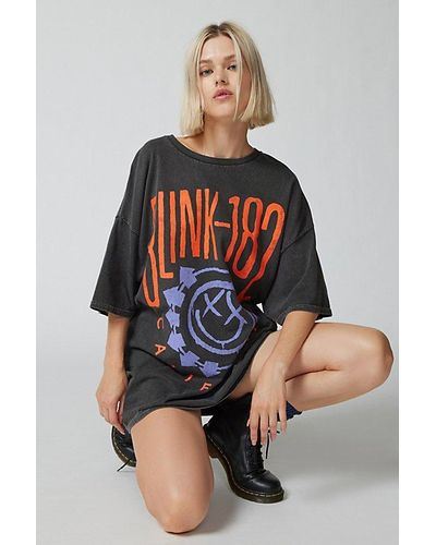 Urban Outfitters Blink 182 T-Shirt Dress - Black
