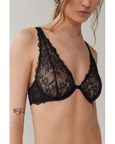 Out From Under Christy Butterfly Kisses Sheer Bralette