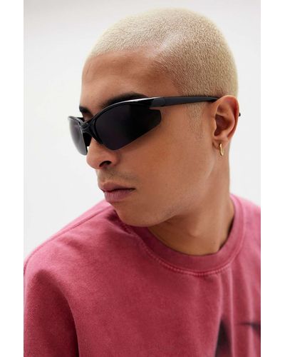 Urban Outfitters Good times eyewear - visier-sonnenbrille in - Schwarz