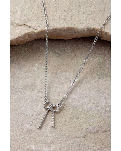 Silence + Noise Silence + Noise Bow Necklace - Natural