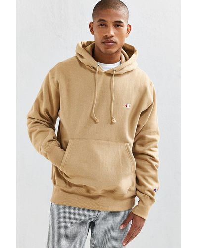 Champion Reverse Weave Cotton Hoodie  - Natural