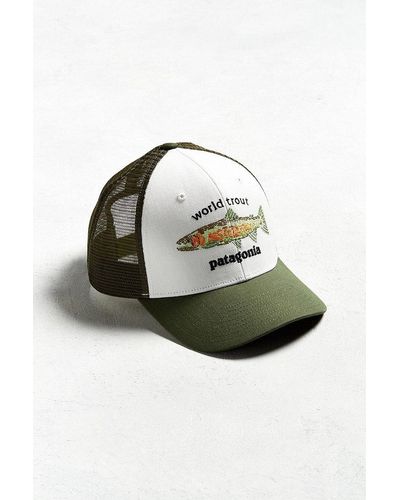 Patagonia World Trout Trucker Hat - White