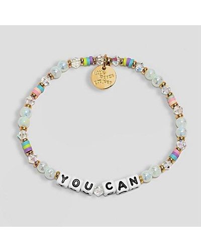 Little Words Project You Can Beaded Bracelet - Blue