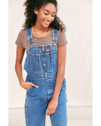 Urban Renewal Vintage Dickies 90's Light Wash Overall - Multicolour