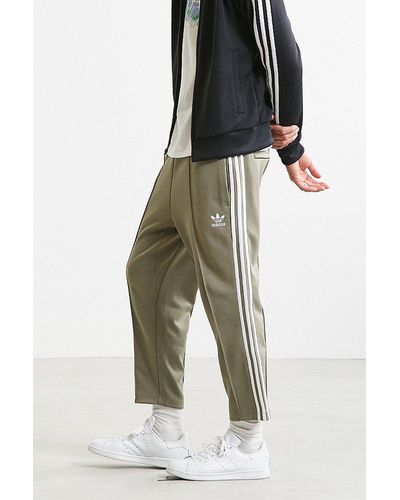 adidas Originals Superstar Relaxed Cropped Track Pant - Green
