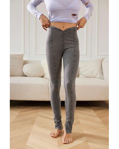 Out From Under Alaya V-front Pant - Gray
