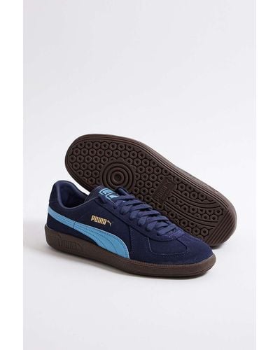 PUMA Blue Army Trainer Suede Trainers