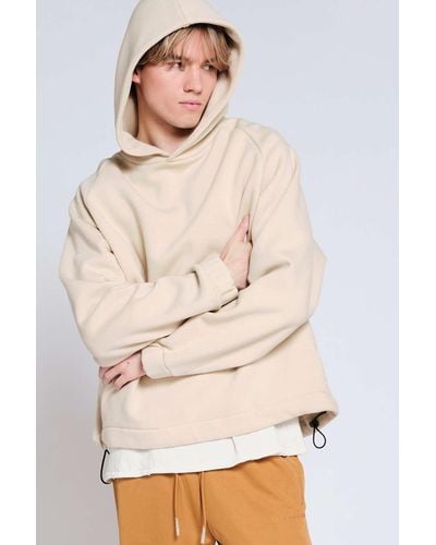 Standard Cloth Free Throw Hoodie Sweatshirt In Tan,at Urban Outfitters - Natural