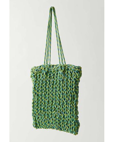 Urban Outfitters Zoya Rope Tote Bag - Green