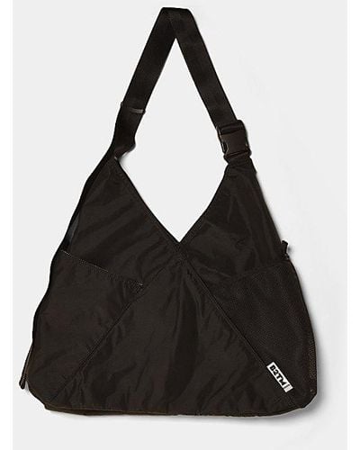 BABOON TO THE MOON Triangle Tote Bag - Black