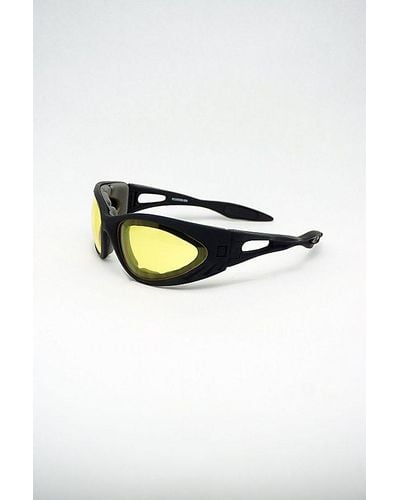 Urban Outfitters Vintage Biker Padded Sunglasses - Black