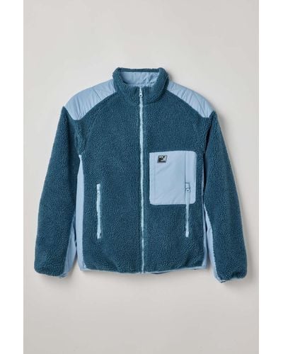 iets frans... Reversible Fleece Jacket In Blue At Urban Outfitters