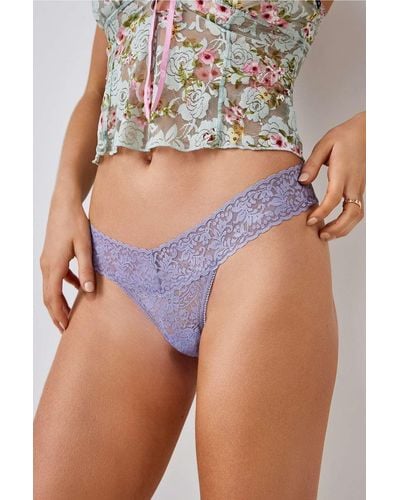 Out From Under Zoe Lace Thong - Purple
