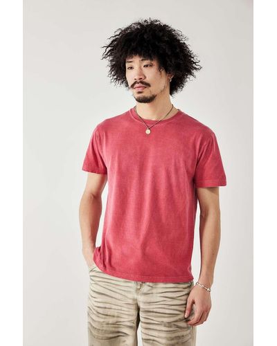 BDG Burgundy 90s Classic Fit T-shirt - Red