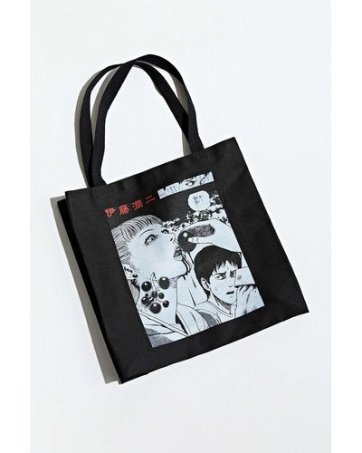Urban Outfitters Junji Ito Cherry Tote Bag - Black