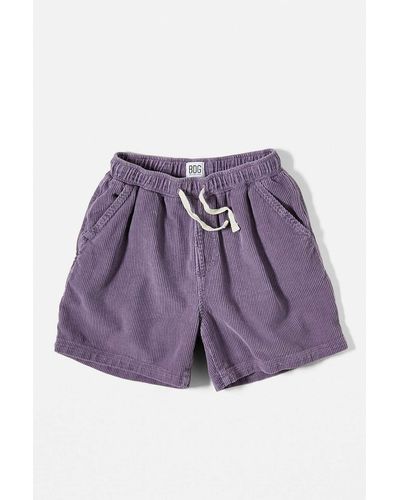 BDG Lilac Corduroy Shorts - Purple