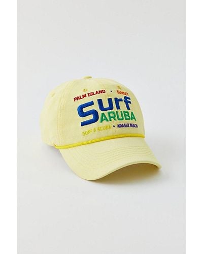 Urban Outfitters Aruba Surf Baseball Hat - Yellow