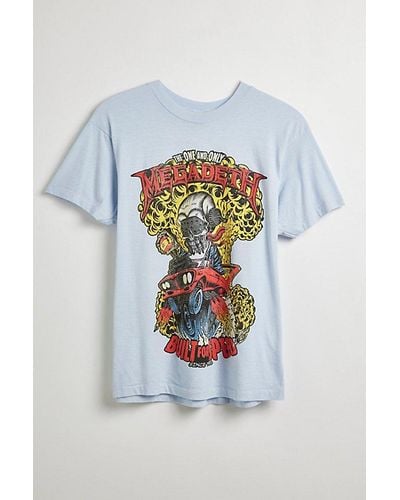 Urban Outfitters Megadeath Built For Speed Tee - White