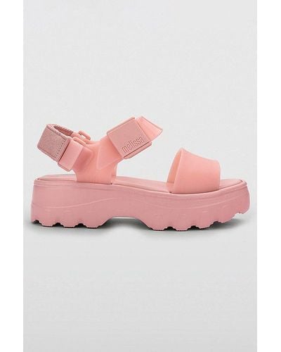 Melissa Kick Off Jelly Platform Sandal - Pink
