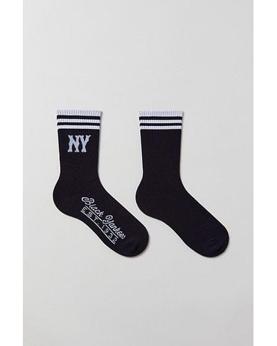 Urban Outfitters New York Striped Crew Sock - Blue