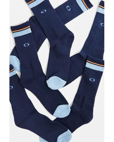 Oakley Navy Essential Socks 3-pack - Blue