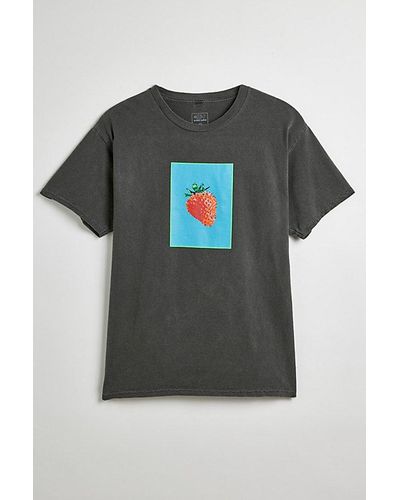 Urban Outfitters Strawberry Graphic Tee - Gray