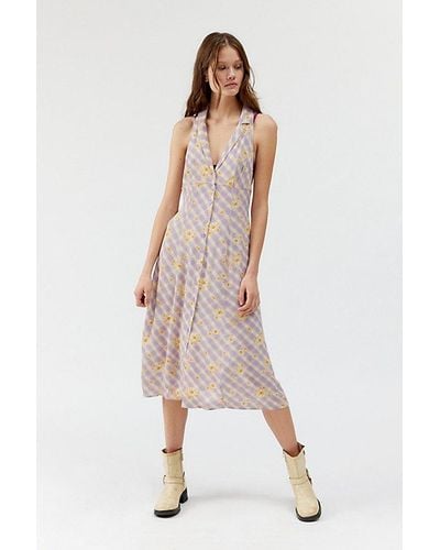 Urban Outfitters Uo Willow Midi Dress - Pink