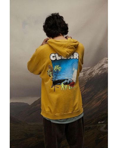 Urban Outfitters Uo Yellow Photographic Clear Hoodie