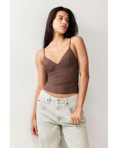 Out From Under Je T'aime Stretch Cami Top - Brown