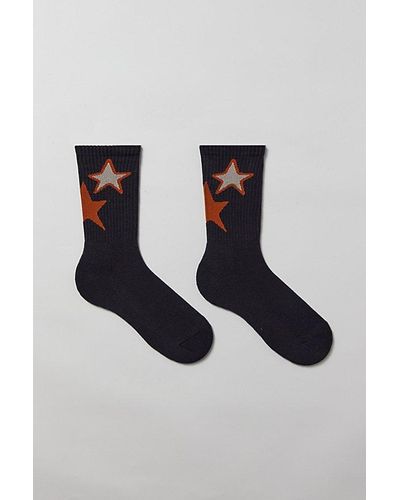 Urban Outfitters Star Crew Sock - Multicolor