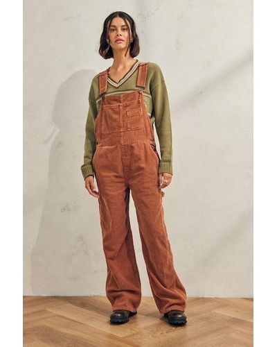 Urban Outfitters Bdg Corduroy Dungarees - Multicolour