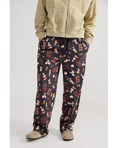 Urban Outfitters Snoopy Varsity Lounge Pant - Blue