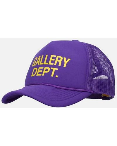 GALLERY DEPT. Logo Trucker Hat In Purple,at Urban Outfitters