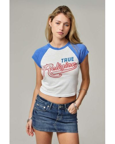 True Religion Raglan Baby T-shirt - Blue
