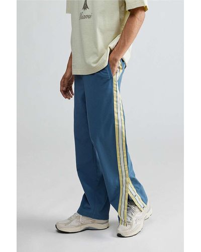 Urban Outfitters Uo Navy Baggy Stripe Track Trousers - Blue