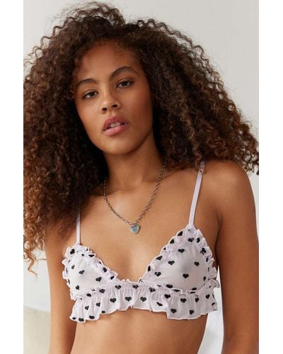Out From Under Follow Your Heart Bra In Mint,at Urban Outfitters