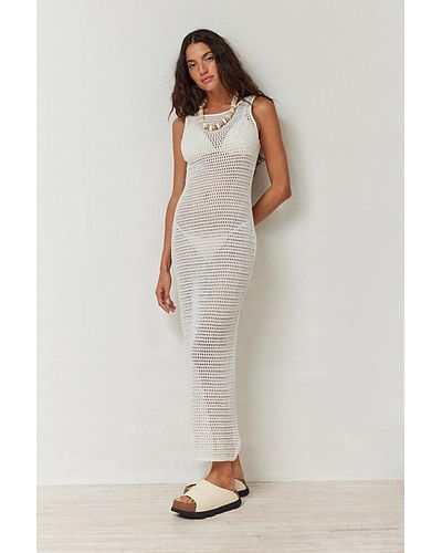 Out From Under Life'A Beach Maxi Dress Cover-Up - White