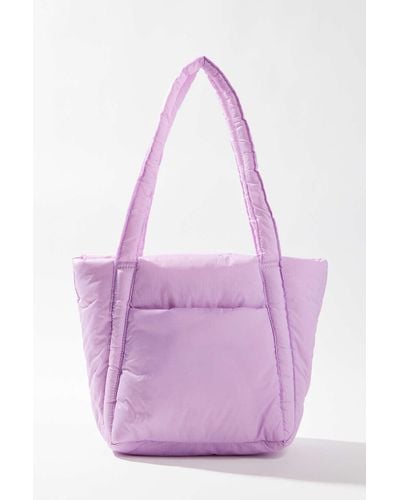 BAGGU Puffy Mini Tote Bag - Purple
