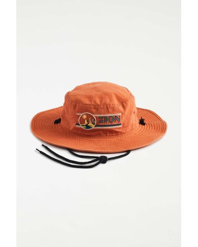 Urban Outfitters Zion National Park Boonie Hat - Orange