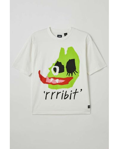 Levi's Rrribit Tee In Neutral,at Urban Outfitters - Gray