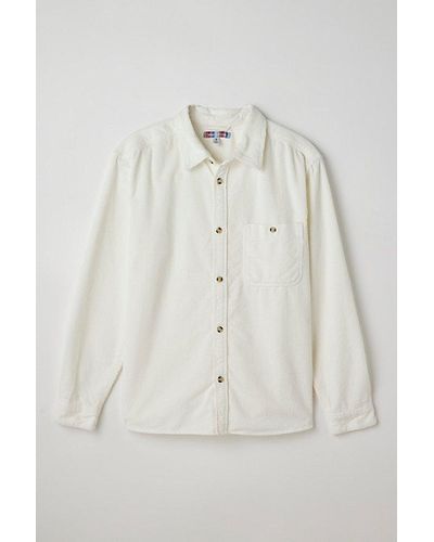 Urban Outfitters Uo Oversized Big Corduroy Work Shirt Top - Multicolor