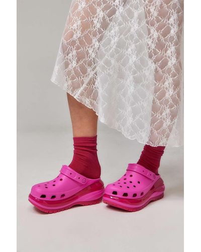 Crocs™ Pink Mega Crush Clogs