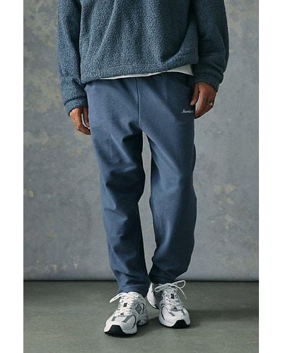 Standard Cloth Classic Reverse Terry Foundation Sweatpant - Blue