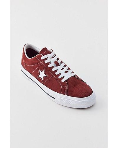 Converse Cons One Star Pro Sneaker - Red