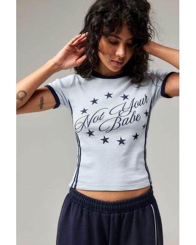 Urban Outfitters Uo Not Your Babe T-shirt - Grey