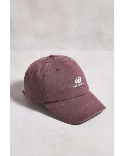 New Balance Washed Embroidered Cap - Purple