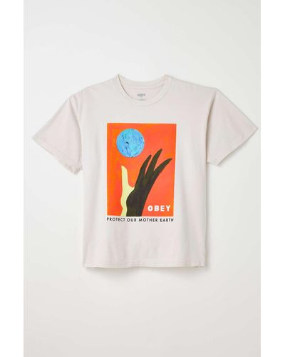 Obey Protect Our Mother Earth Tee - Natural