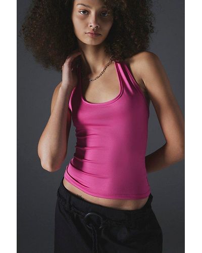 Silence + Noise Constance Halter Top - Pink