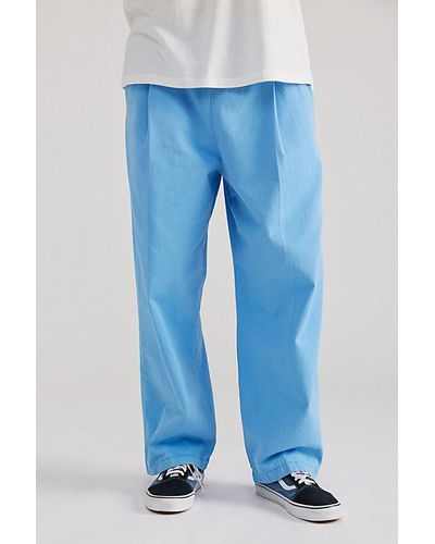 Urban Outfitters Uo Oversized Beach Pant - Blue